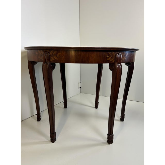 Art Nouveau Five-Legged Table with Parrots, 1890s For Sale - Image 4 of 18