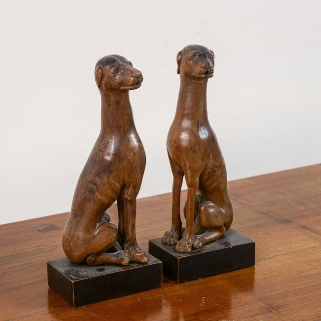 Art Deco Statues of Dogs, Set of 2 For Sale - Image 3 of 9