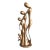 Gold Abstract Sculpture of Family Embracing by Jart, MX For Sale