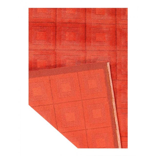 Modern Tibetan Japanese Leaf Wool Rug Fine wool. The modern style of this rug will give your room a contemporary accent....