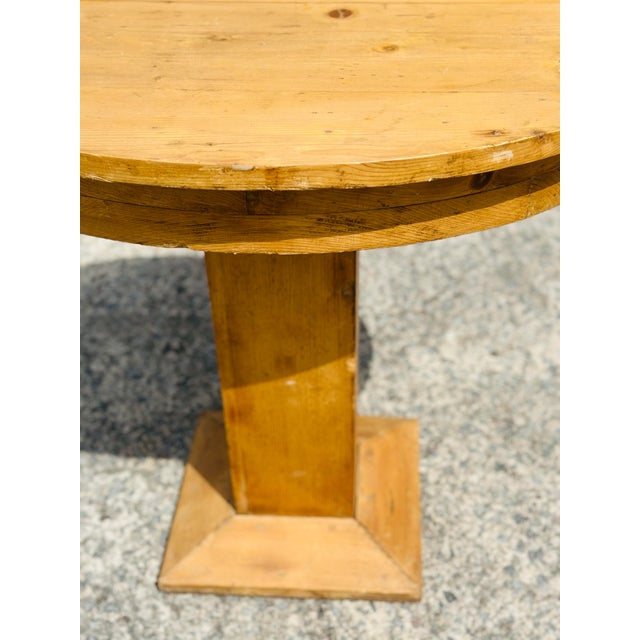 Antique Pine Side Table For Sale In Charleston - Image 6 of 7