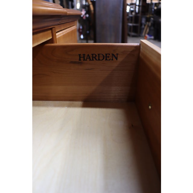 Harden Classic Cherry Dresser With Mirror, Solid Cherry, 12 Drawer For Sale - Image 13 of 18