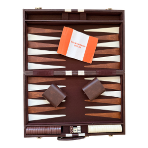Large Vintage Backgammon Complete Set