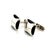 1990s Pair of Bulgary Estate Onyx Cufflinks Sterling Silver 19.24 Grams For Sale - Image 10 of 10