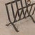 Animal Skin 1940s French Iron and Leather Magazine Rack For Sale - Image 7 of 9