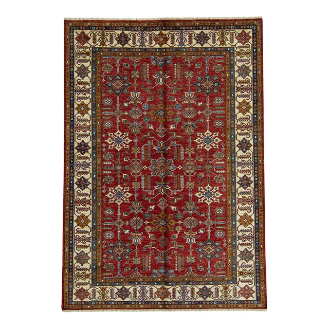 Oriental Handmade Rug 6'10" x 9'9" For Sale