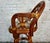 Wood Mid 20th Century Rattan Backed Swivel Bar Stool For Sale - Image 7 of 11