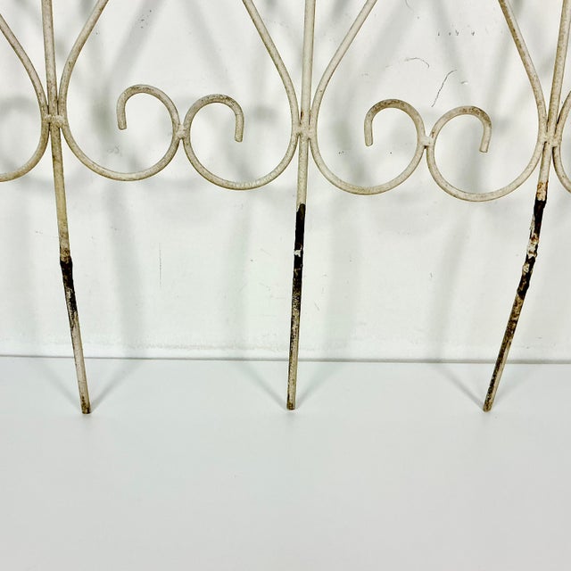 1940s Vintage Art Nouveau Boho Chic Arts & Crafts Garden Ornaments, Planter Bed Edging - Set of 4 For Sale - Image 12 of 18