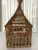 Boho Chic French Woven Reed Birdcage For Sale - Image 3 of 6