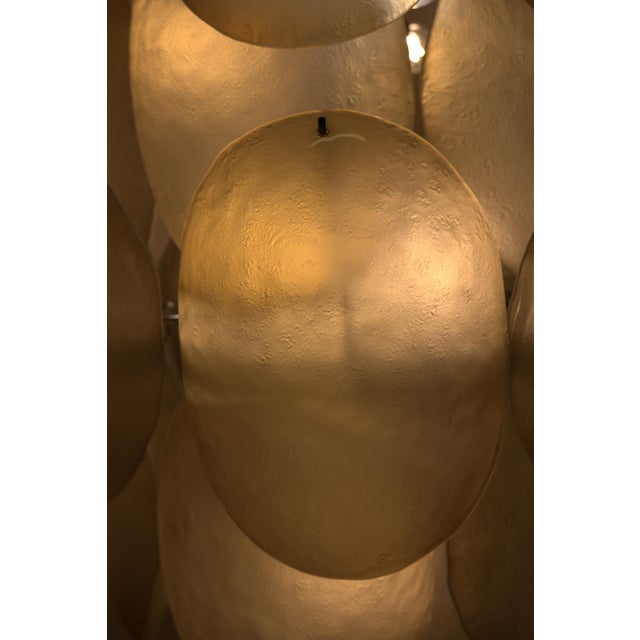 1980s Vintage Murano Glass Pendant Light, 1980 For Sale - Image 5 of 7