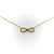 18k Gold and Diamond Infinity Necklace For Sale In Los Angeles - Image 6 of 8