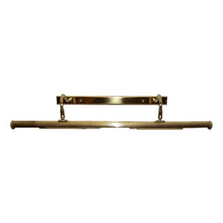 Art Deco Bath Bar Light in Brass from Schroder, 1980s For Sale
