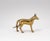 Hollywood Regency Stylized Brass Greyhound Sculpture on Marble Base, 1960s For Sale - Image 18 of 18