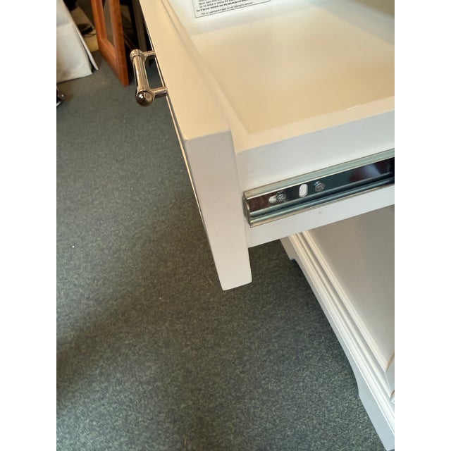White Restoration Hardware Kent Bathroom Cabinet For Sale - Image 8 of 12