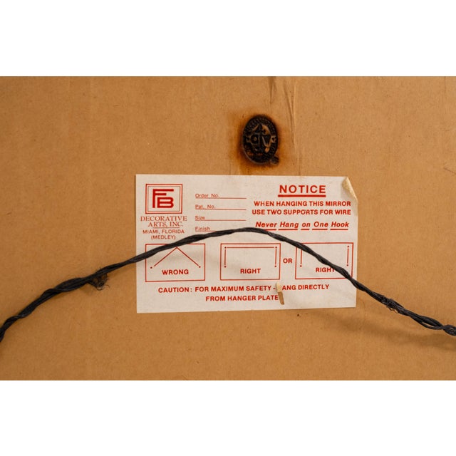 Friedman Brothers Colonial Williamsburg Gilt Frame Wall Mirror For Sale - Image 12 of 12