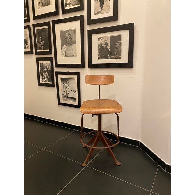 Vintage French Desk Chair by Jean Prouvé, 1940 For Sale - Image 14 of 18