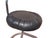Black Leather Cobra Chairs attributed to Giotto Stoppino, Italy, 1970s, Set of 4 For Sale - Image 6 of 12