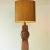 1960s Terracotta Ceramic Floor Table Lamp by R. Rooke with Lampshade attributed to R. Houben, 1960s For Sale - Image 5 of 12