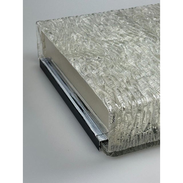 Ceiling Lamp in Ice Glass from Kaiser Leuchten, Germany For Sale - Image 10 of 16