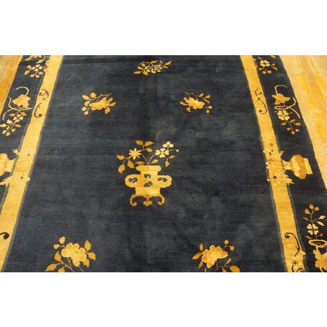 1920s Early 20th Century Chinese Peking Carpet For Sale - Image 5 of 9