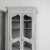 19th Century French Blue Gray Painted Armoire Cabinet With Serpentine Sides For Sale - Image 9 of 12