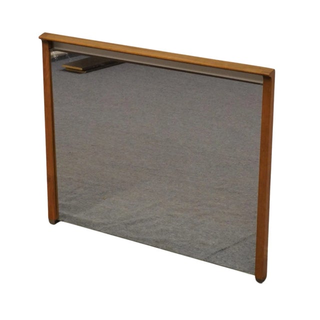 Mid-Century Modern Drexel Furniture Profile Collection MCM Mid Century Modern 44" Dresser / Wall Mirror For Sale - Image 3 of 7