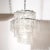 Pair of Mid-Century Handblown 4 Tier Translucent Glass Chandeliers by Kinkeldey For Sale In New York - Image 6 of 12
