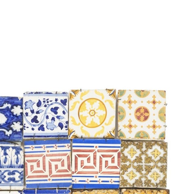 19th Century Earthenware Tiles, Set of 30 For Sale - Image 4 of 6