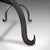 Pair of Antique Fire Dogs, English, Blacksmith Made, Andirons, Gothic, Edwardian For Sale - Image 10 of 10