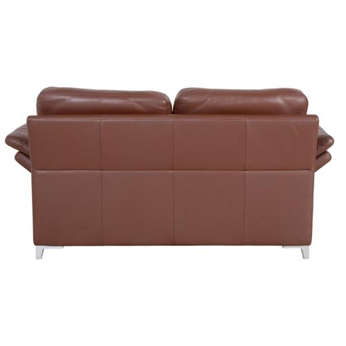 Brown Leather 3300 Two-Seater Sofa from Rolf Benz For Sale - Image 9 of 11