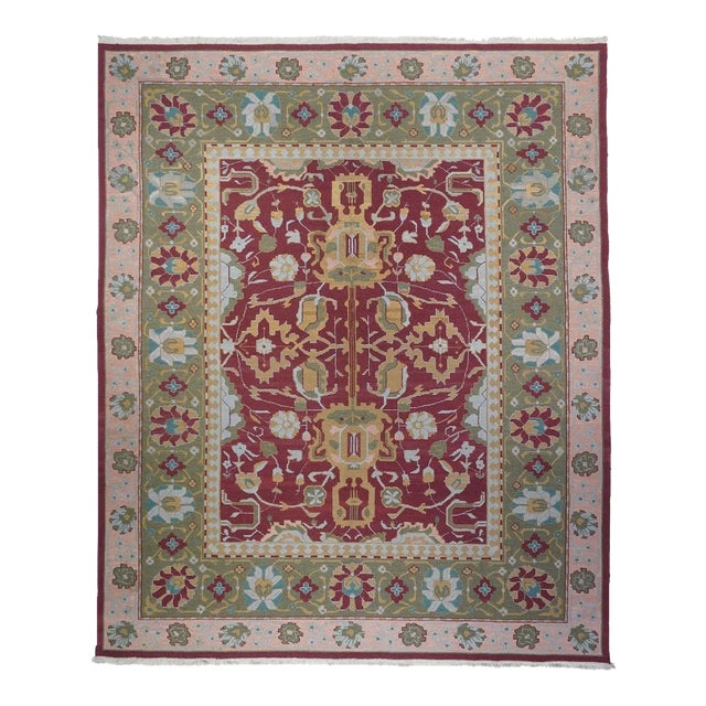 Turkish Sumak Rug 8' X 10' For Sale