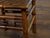 A small signed Perret et Vibert Chinoiserie bamboo chair from the late 19th century with mother of pearl inlaid black...