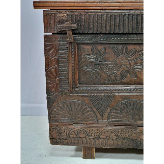 Mid-19th Century Sardinian Chest in Chestnut Wood For Sale - Image 6 of 11