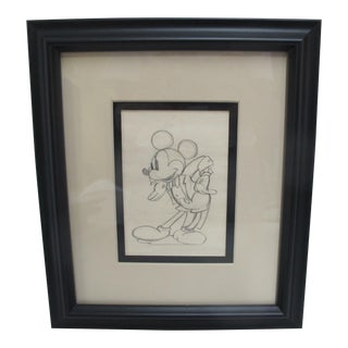 John Hubley Original Mickey Mouse in Tuxedo Walt Disney Sketch Art For Sale