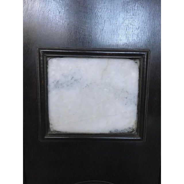 Metal Chinese Dali Stone Panels, 1900s, Set of 4 For Sale - Image 7 of 10