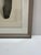 Soicher Marin Sculpture III. Black Sculpture Silhouette. Taupe Frame. Original Retail $1141. Showroom floor sample.