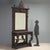 Italian Neobaroque console from the late 19th century, featuring a richly carved and ebonized structure. The console is...