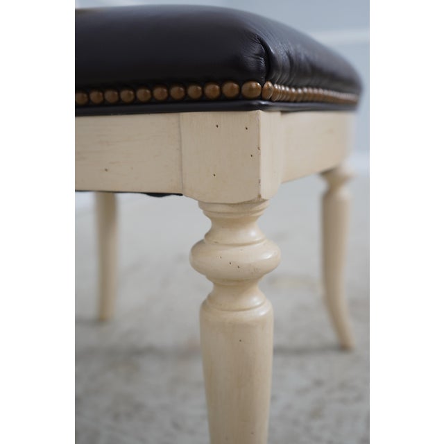 Set of 8 Hickory White Country French Dining Chairs For Sale - Image 16 of 18