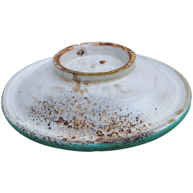 Ceramic Antique Ceramic Plate W/ Moorish Pattern For Sale - Image 7 of 8