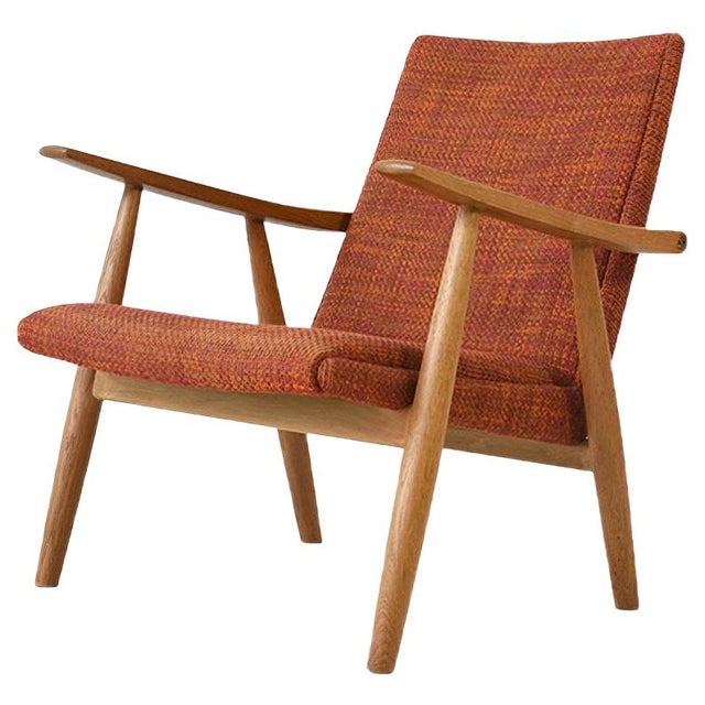Brown GE 260 Chair by Hans J. Wegner for Getama, 1950s For Sale - Image 8 of 8
