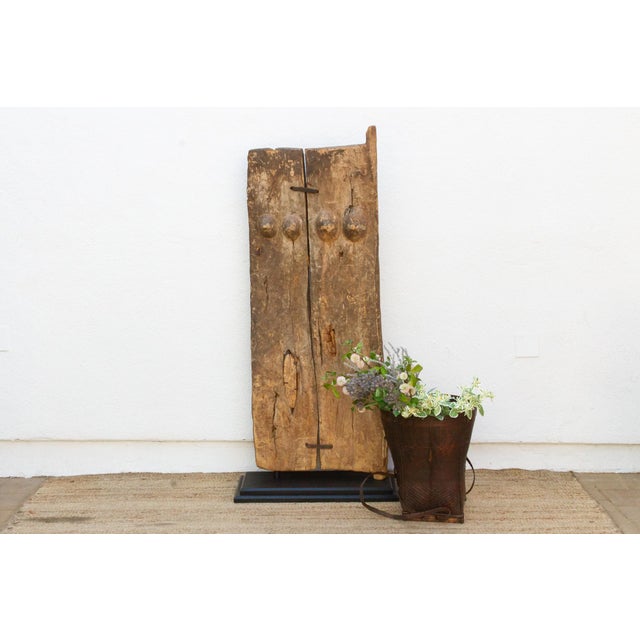 Wood Early 1800's Symbolic African Dogon Door For Sale - Image 7 of 7