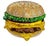 Judith Leiber 21c Judith Leiber Cheese hamBurger Crystal Gold Minaudiere Evening Clutch Shoulder Bag For Sale - Image 4 of 16