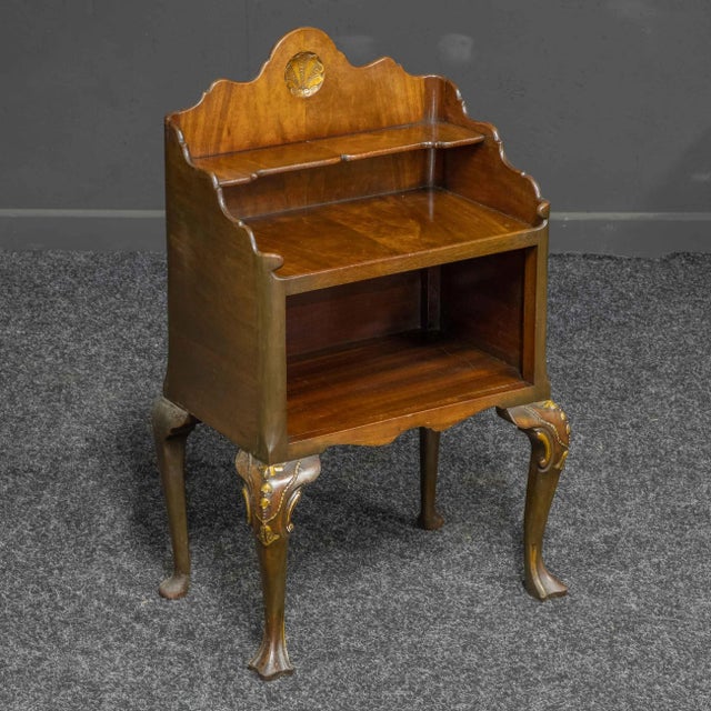 Wood Small Mahogany Bookstand For Sale - Image 7 of 8