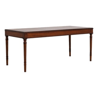19th Century France Regency Brown Wood Coffee Table For Sale
