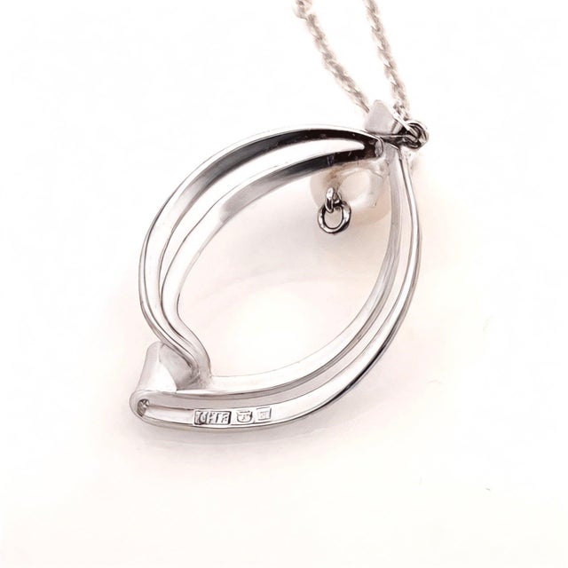 Authentic Mikimoto Estate Akoya Pearl Necklace 16" Sterling Silver 6.75 mm DETAILS 1 Fine Quality Japanese Akoya Pearl...