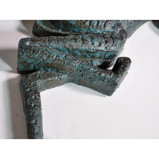 Mid-Century Bronze Horse Wall Figurine, 1960s For Sale - Image 6 of 9