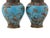 Pair of Antique Japanese Meiji Cloisonne Enamel Vases For Sale - Image 4 of 7