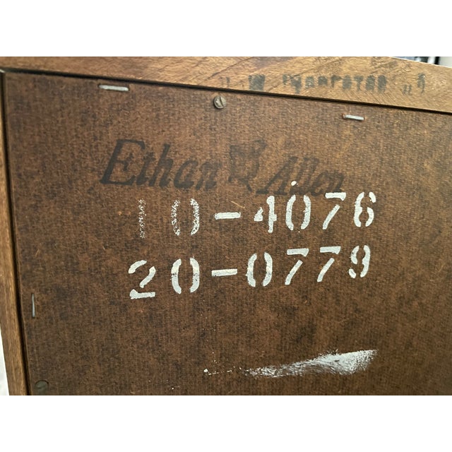 Ethan Allen Vintage Ethan Allen Heirloom Nutmeg Maple Bookcase Shelves For Sale - Image 4 of 5