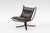 Iconic set of Falcon Lounge Chair and Ottoman by Sigurd Resell for Vatne Møbler, crafted in Norway during the 1970s. A...