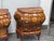Rococo Mid 20th Century Rococo Italian Style Olive Wood Nightstands, Pair For Sale - Image 3 of 12